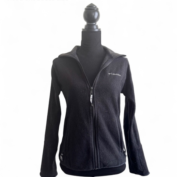 Columbia Jackets & Blazers - Columbia Black Fleece Zip-Up Jacket – Size M
